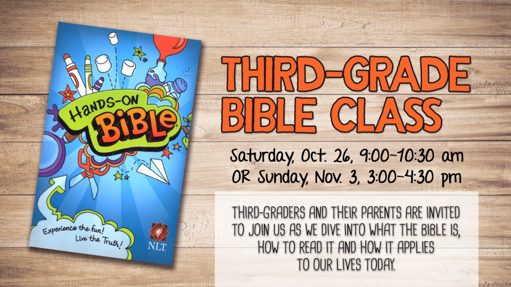 ThirdGradeBibleClass Fall 2024